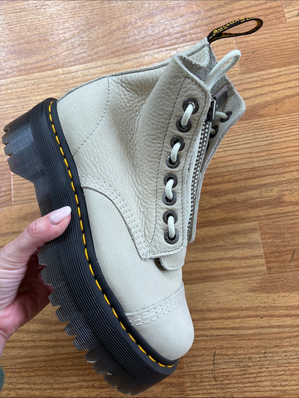 Dr. Martens Sinclair Boots in Mint - Picture 8 of 9